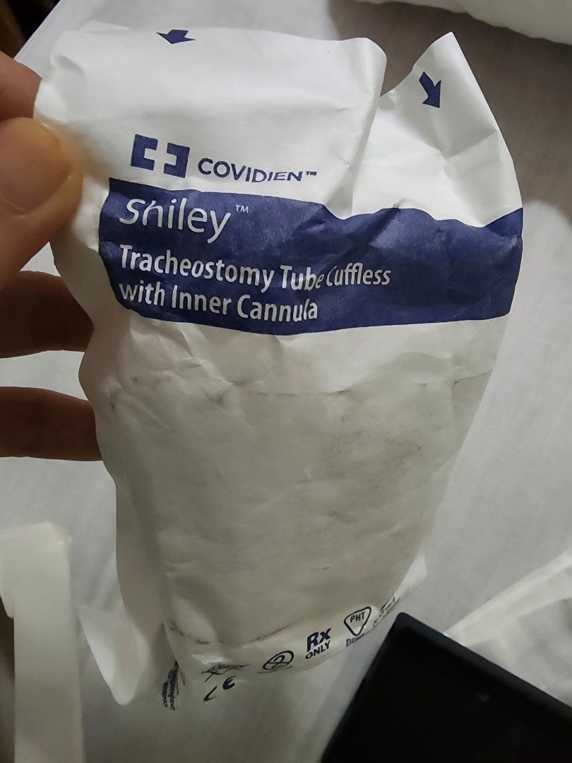 Shiley 6cfn tracheostomy tube cuffless fenestrated size 6, Health ...