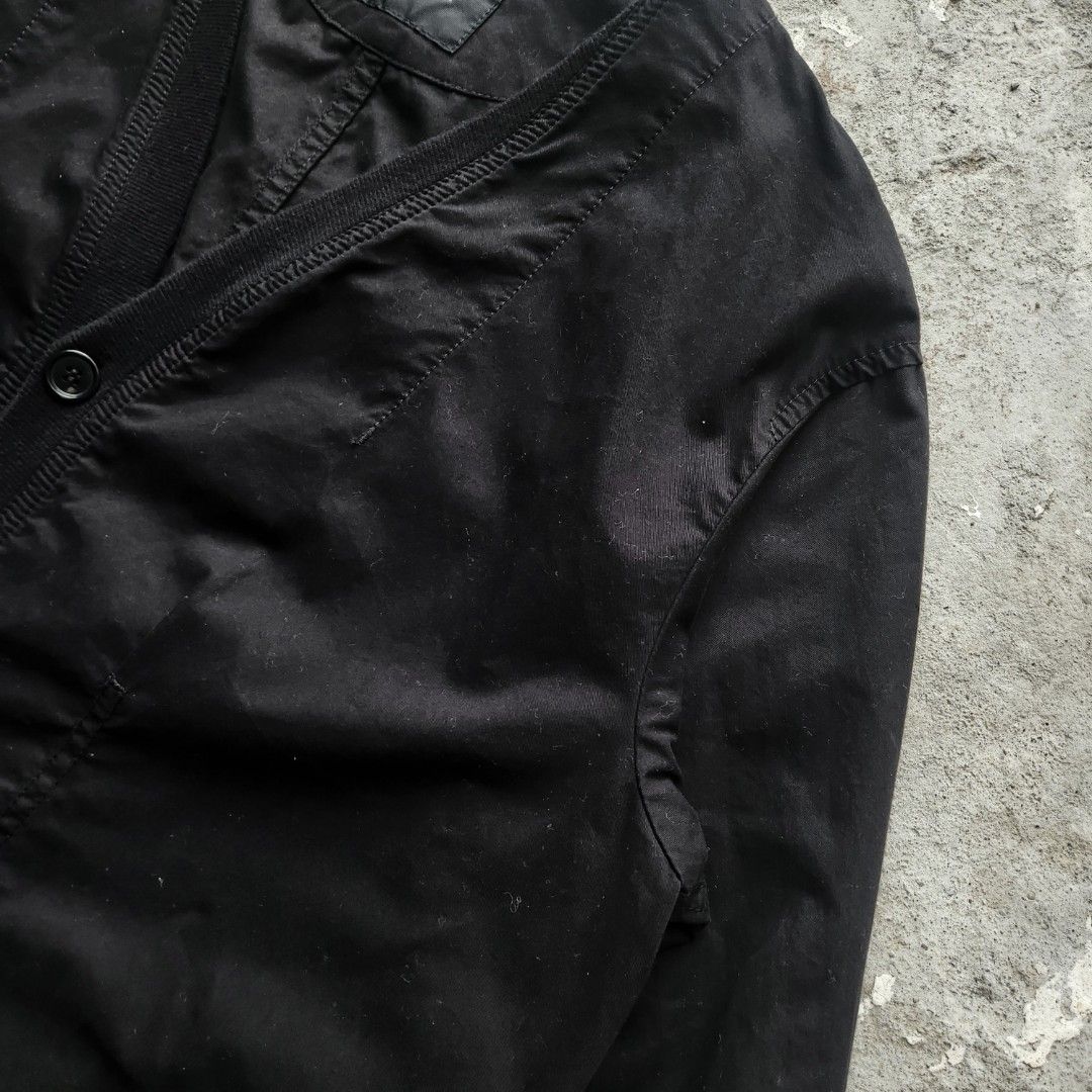 Ss18 issey miyake cabane de zucca collarless lab coat (Category: Coats, Jackets and Outerwear) located in Tarlac. Submitted by ruggedoutline (Listing ID 1313703950, Image 2). Description: 100% cotton body cotton-pu blend rib tagged size s (shipping included).