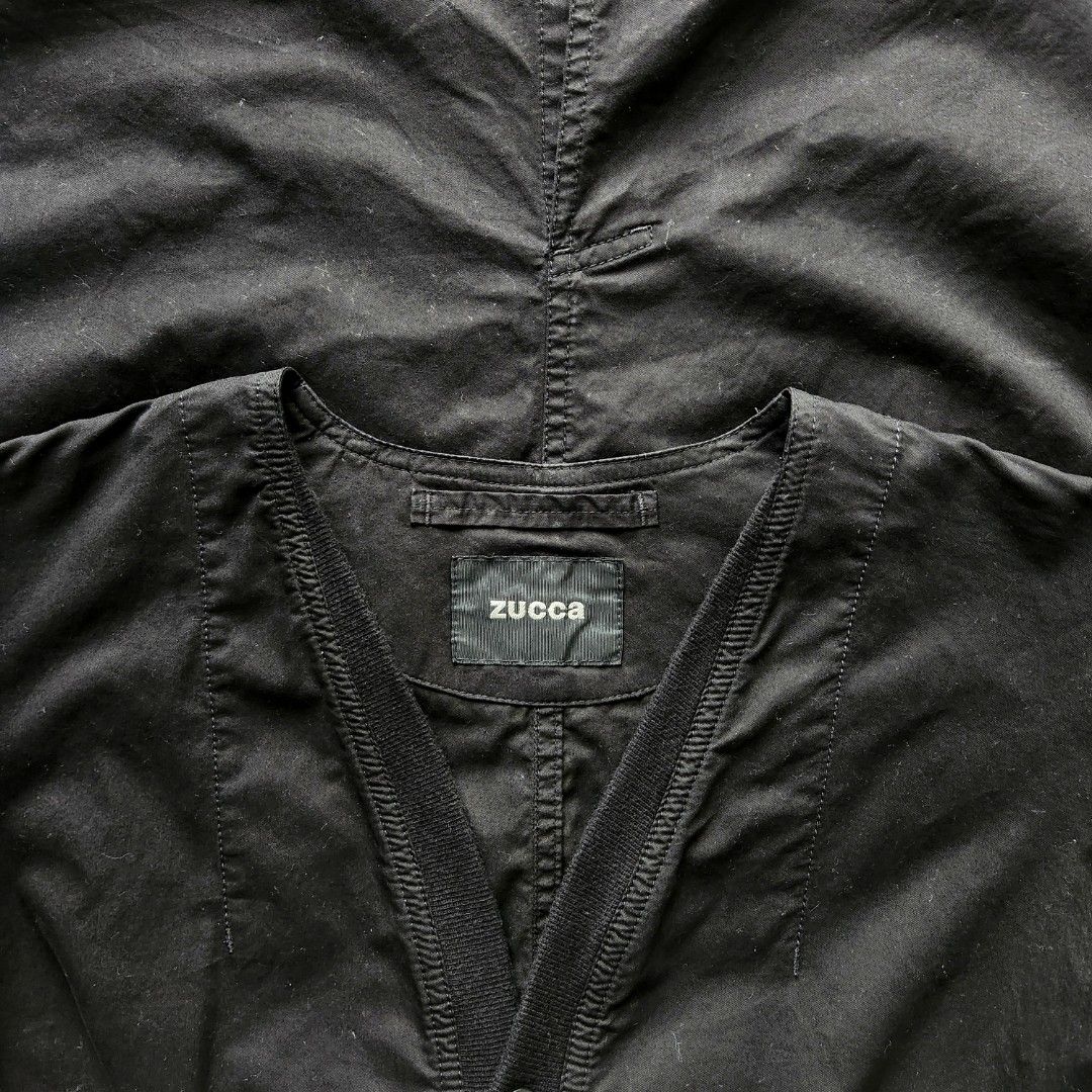 Ss18 issey miyake cabane de zucca collarless lab coat (Category: Coats, Jackets and Outerwear) located in Tarlac. Submitted by ruggedoutline (Listing ID 1313703950, Image 3). Description: 100% cotton body cotton-pu blend rib tagged size s (shipping included).