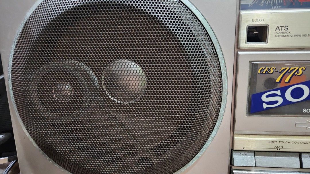 Super Rare Sony CFS-77 BoomBox, Audio, Portable Music Super Rare Sony CFS-77 BoomBox, Audio, Portable Music