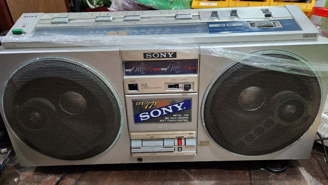 Super Rare Sony CFS-77 BoomBox, Audio, Portable Music