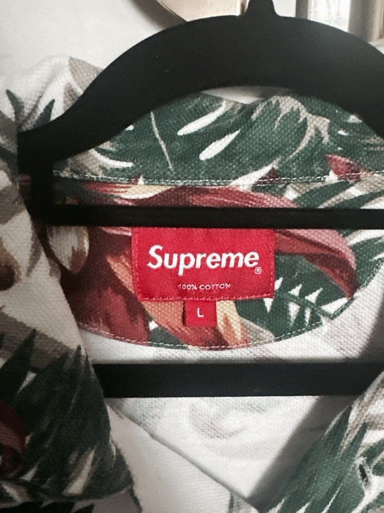 Supreme floral polo cheap