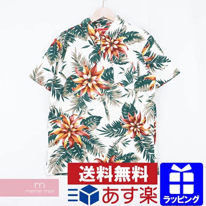 Supreme Floral Polo White Large Men s Fashion Tops Sets Tshirts Polo Shirts on Carousell