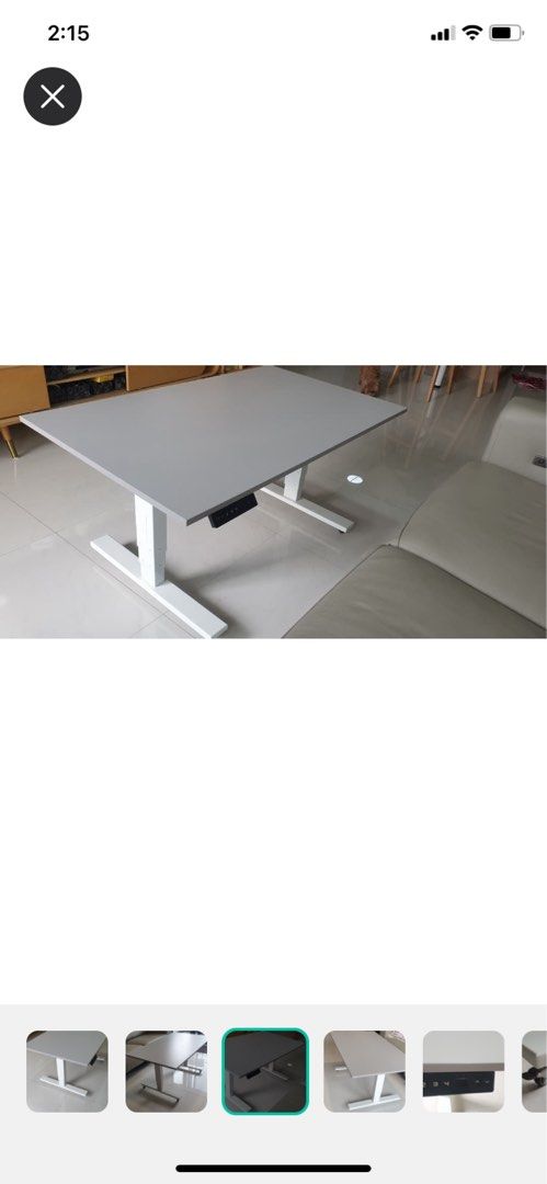 Table with adjustable height (multi usage) (Category: Tables & Sets) located in Singapore. Submitted by purebear.84cbc2 (Listing ID 1313665252, Image 2). Description: Excellent Condition Multiple usage: Good to use as study table, tea table , or dining table Come with locking wheels which are easy to move around, silent and scratch resistant Adjustable height: 42cm to 75cm Existing table top size: 67 x 110cm Already dismantled , able to fit in ca