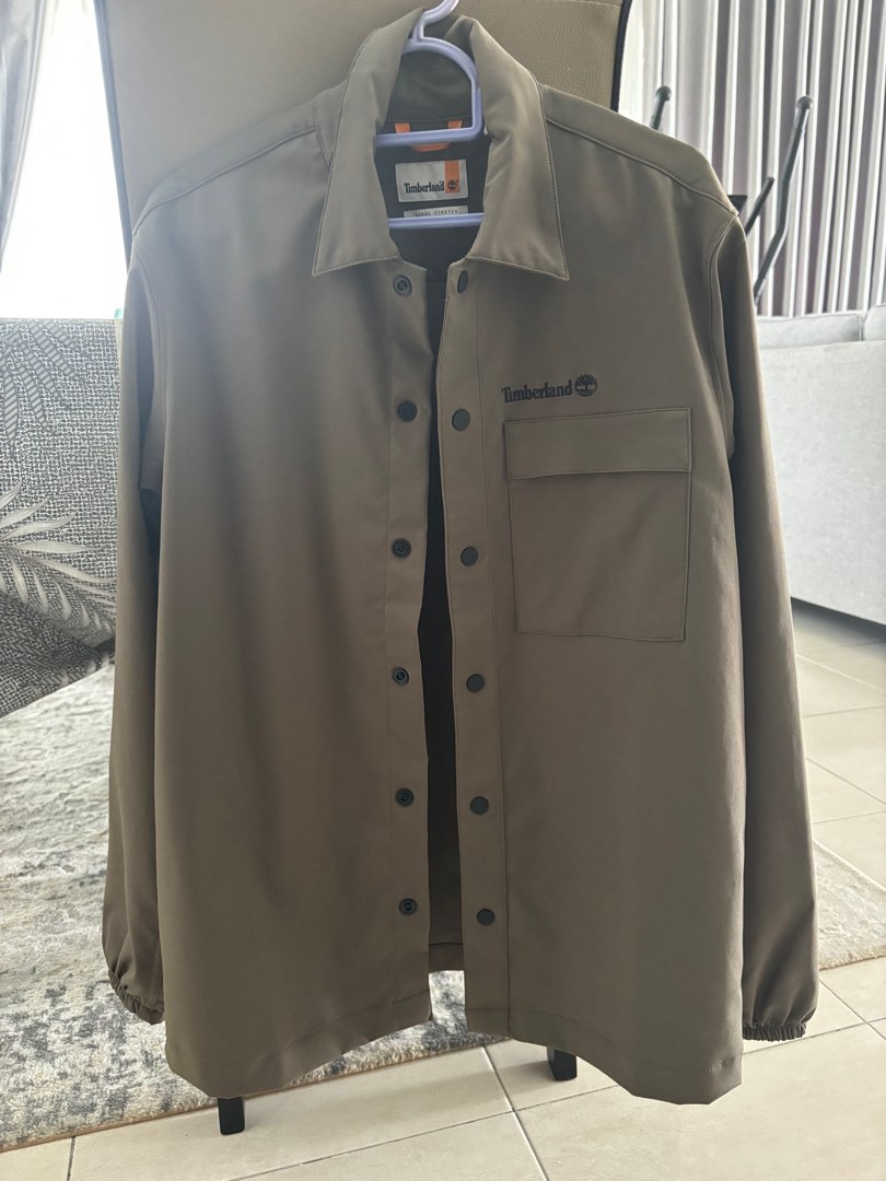 Timberland army green jacket Men s Fashion Coats Jackets and Outerwear on Carousell