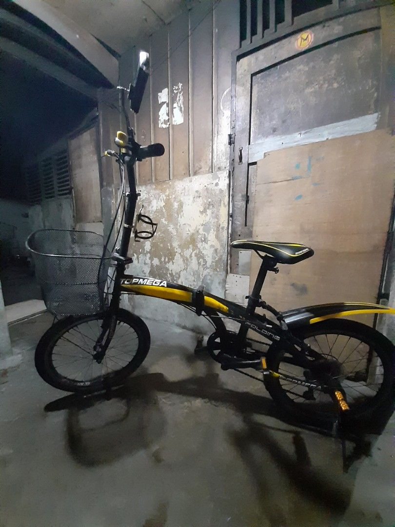 TOPMEGA Steel Folding Bike Sports Equipment Bicycles Parts Bicycles on Carousell