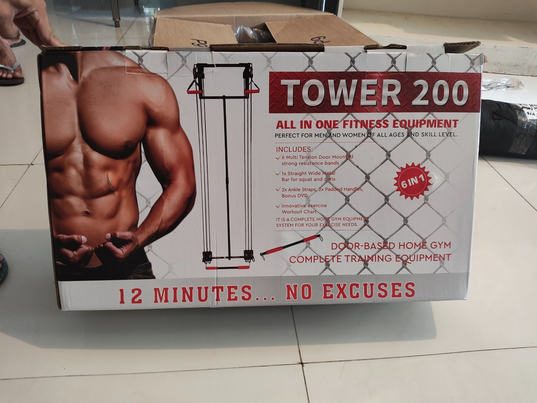 Gym Randy Couture Tower 200 Tower 200 Power Cord Body By