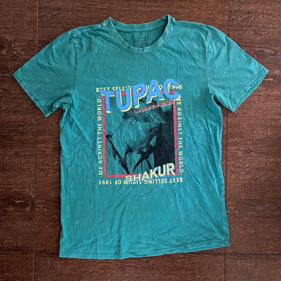 Tupac tommy hilfiger shirt on sale