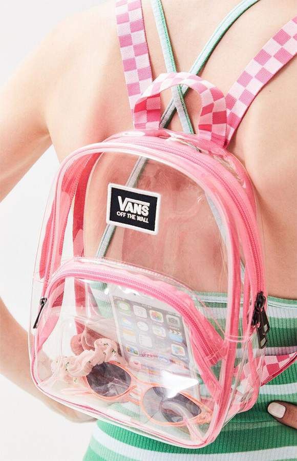 Vans Clear backpack Women s Fashion Bags Wallets Backpacks on Carousell