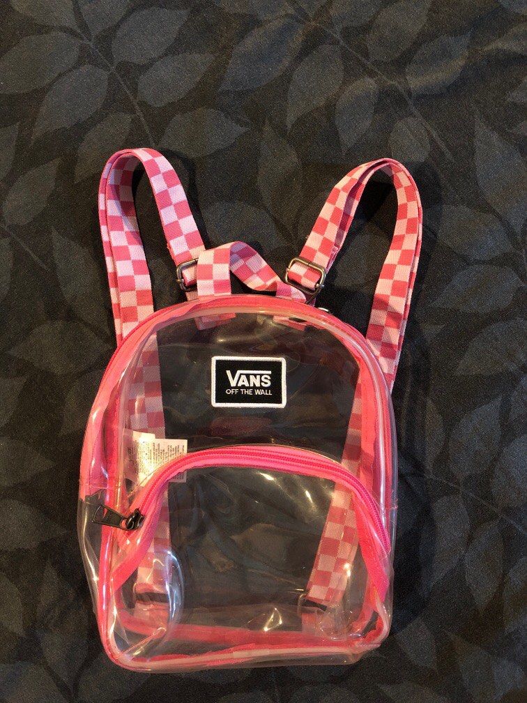 Clear vans backpack clearance