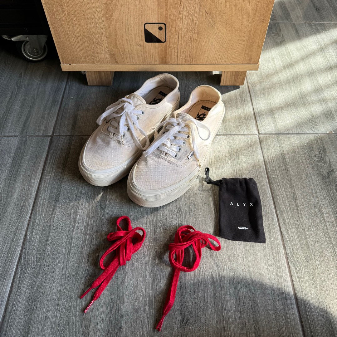 Vans Vault x Alyx OG Style 43 LX True White Authentic Fesyen Pria Sepatu Sneakers di Carousell