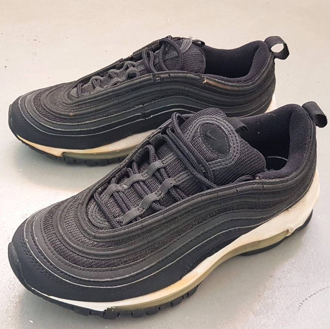 Vintage Nike Air Max 97 Sneakers US 6.5 UK 4 EUR 37.5 Retro Black and White