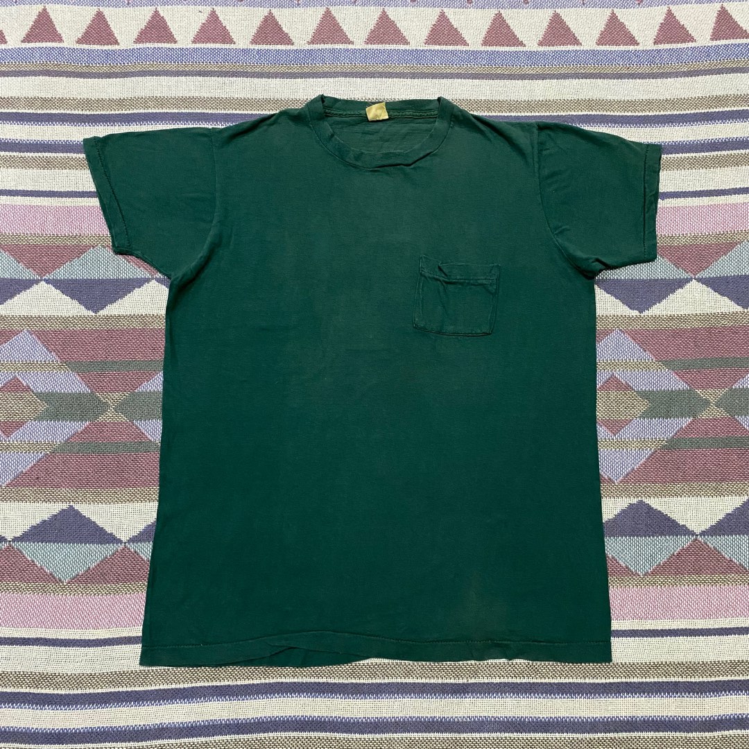 vintage sears plain pocket, Men's Fashion, Tops & Sets, Tshirts & Polo