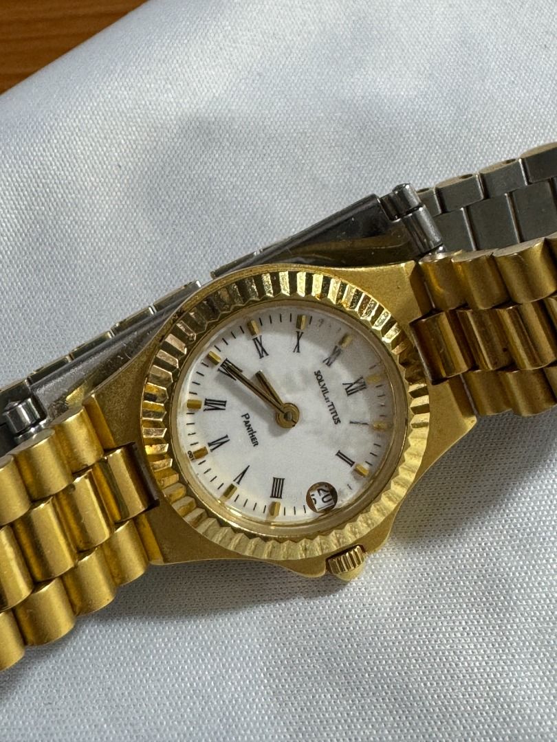 VINTAGE SOLVIL ET TITUS PANTHER WATCH