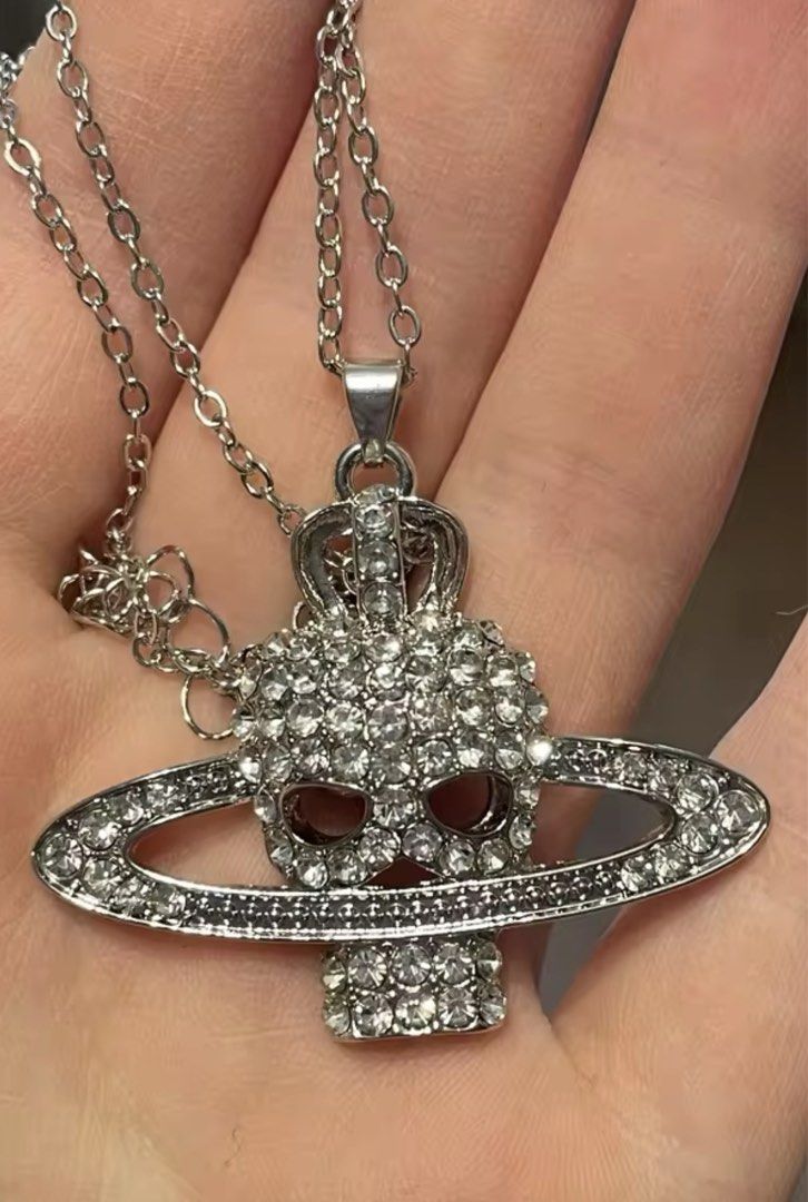 Vivienne westwood skull necklace on sale