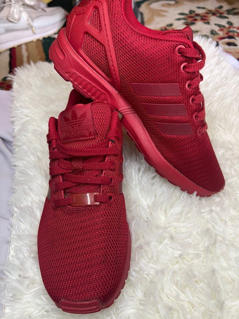 Adidas zx flux red womens shop