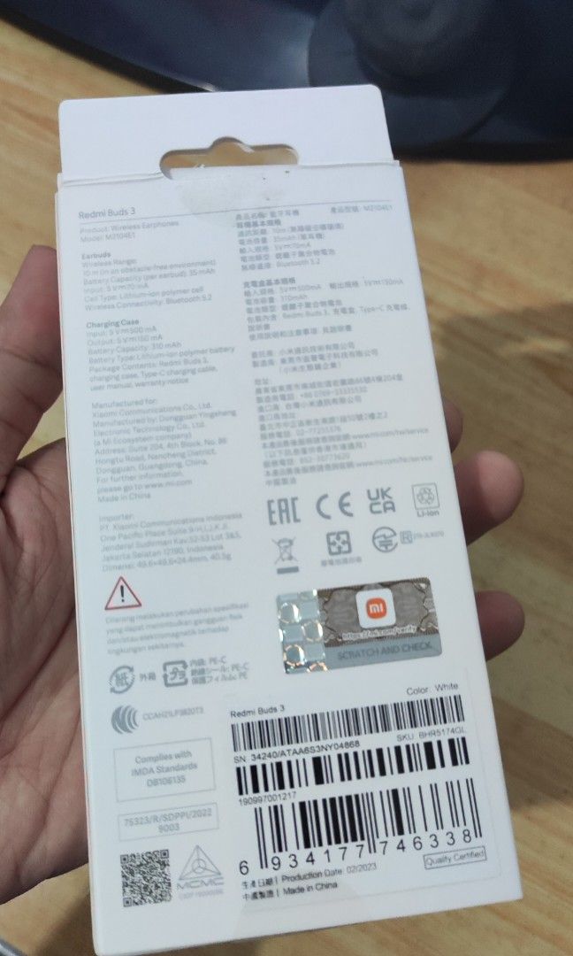 Xiaomi Redmi Buds 3 Global Version Earphones (Category: Earphones) located in Cainta. Submitted by mr.reebox (Listing ID 1313702223, Image 3). Description: For Sale Brand new Xiaomi Redmi Buds 3 Global Version.