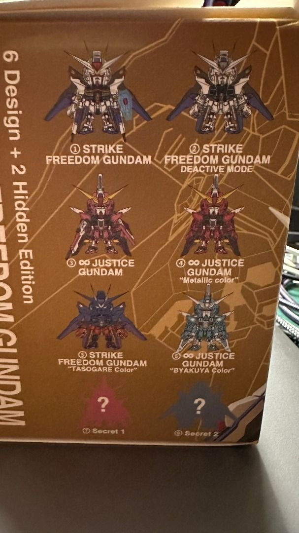 [全新 不議] QMSV MINI Strike Freedom & Infinite Justice 突擊自由 無限正義 高達 5、6號 ...