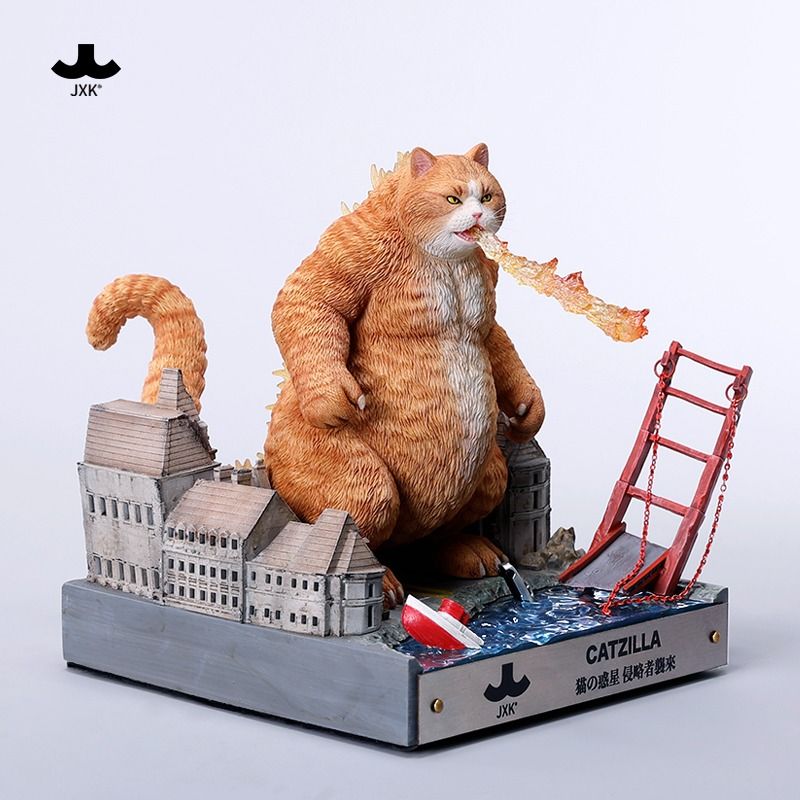 🔥 Bid Toys x JXK 哥斯喵哥斯貓哥斯猫哥斯拉2.0 GodziiiCAT