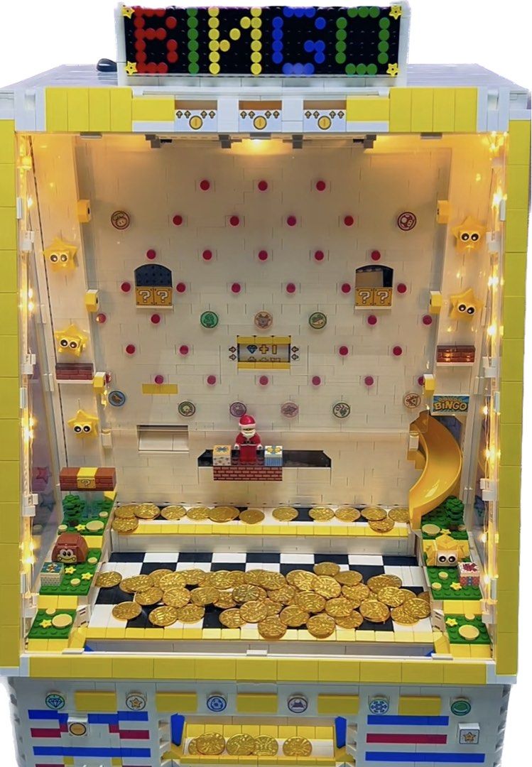 新款電動積木推錢機/推幣機/推銀機/投幣機DIY 遊戲, 興趣及遊戲, 玩具& 遊戲類- Carousell