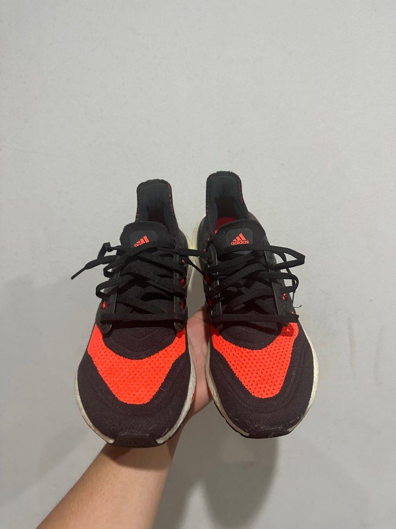 Adidas Ultra Boost 21 black orange Women s Fashion Footwear Sneakers on Carousell