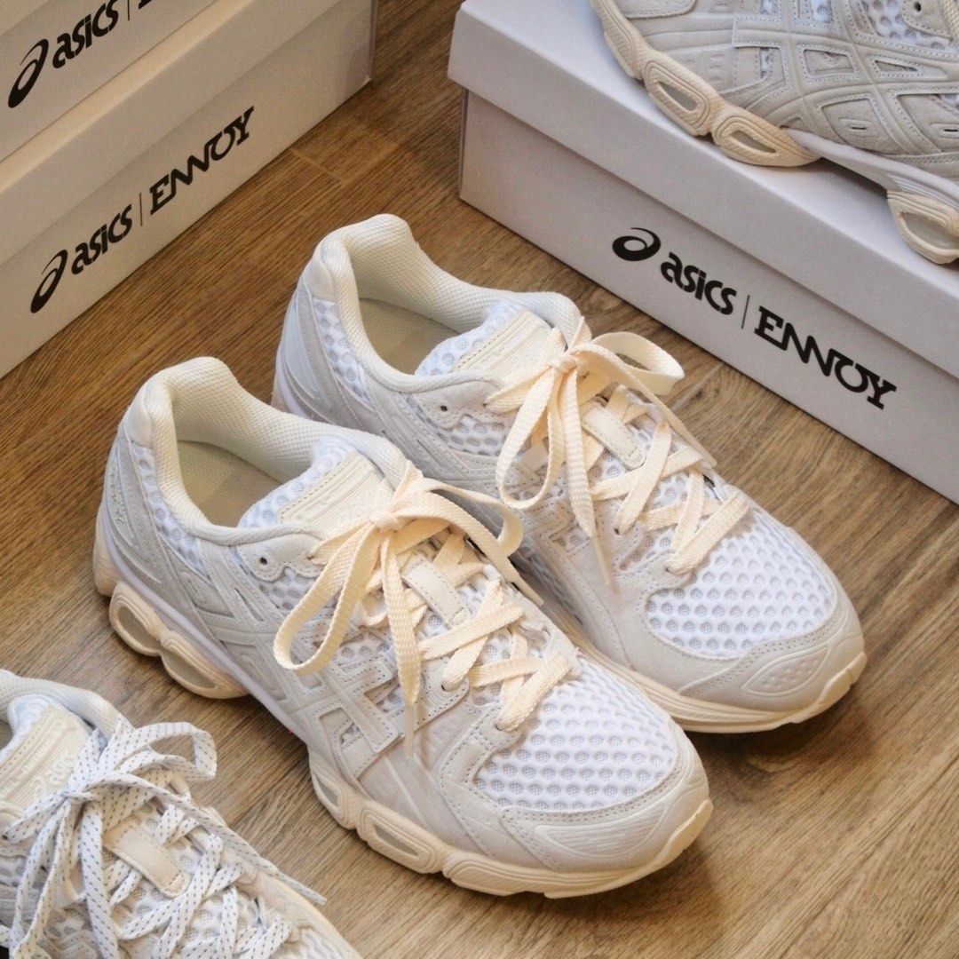 Asics x ENNOY Gel-Nimbus 9 White Cream Gel Nimbus Kayano 14 Asics x ENNOY Gel-Nimbus 9 White Cream Gel Nimbus Kayano 14