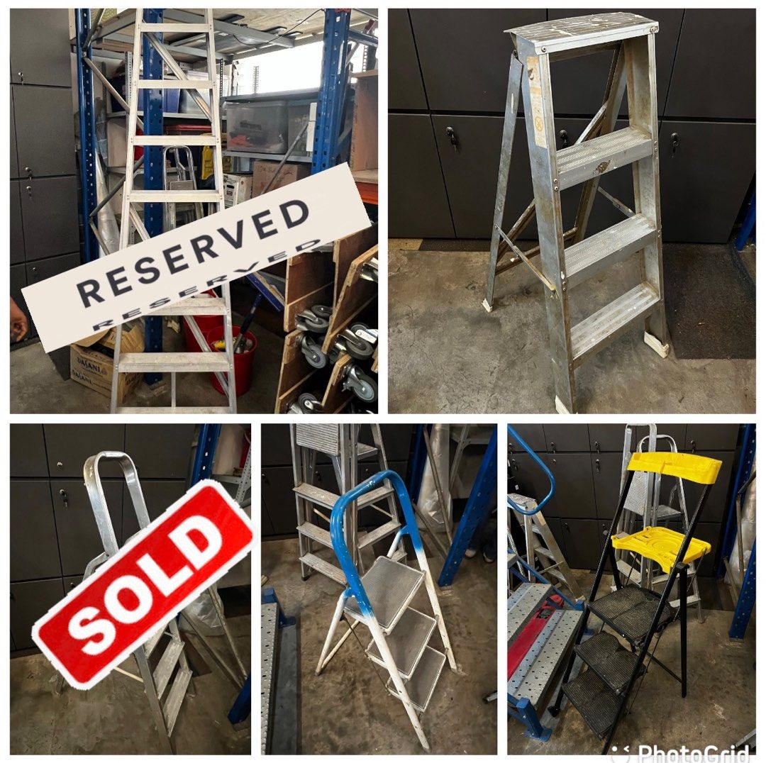 Assorted ladders