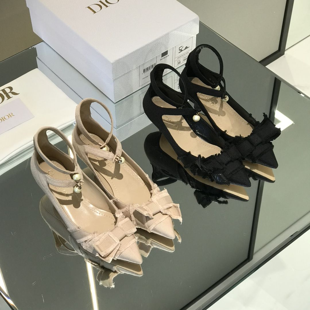 Dior bow shoes outlet