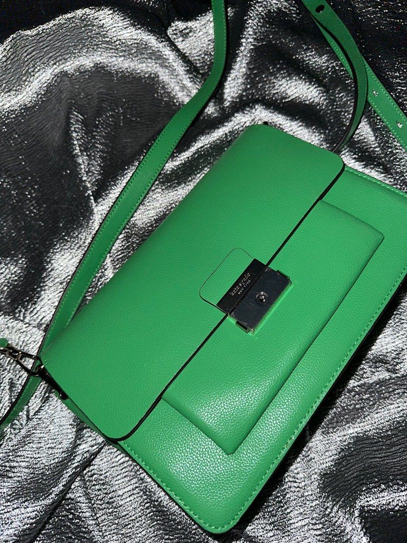 AUTHENTIC Kate Spade Green Bag (Category: Luxury Bags & Wallets) located in Quezon City. Submitted by FashionFab (Listing ID 1313952003, Image 1). Description: Original Kate Spade green leather bag pwith 3 straps included. Can be used as a handy bag, body bag, or shoulder bag. Limited Edition..