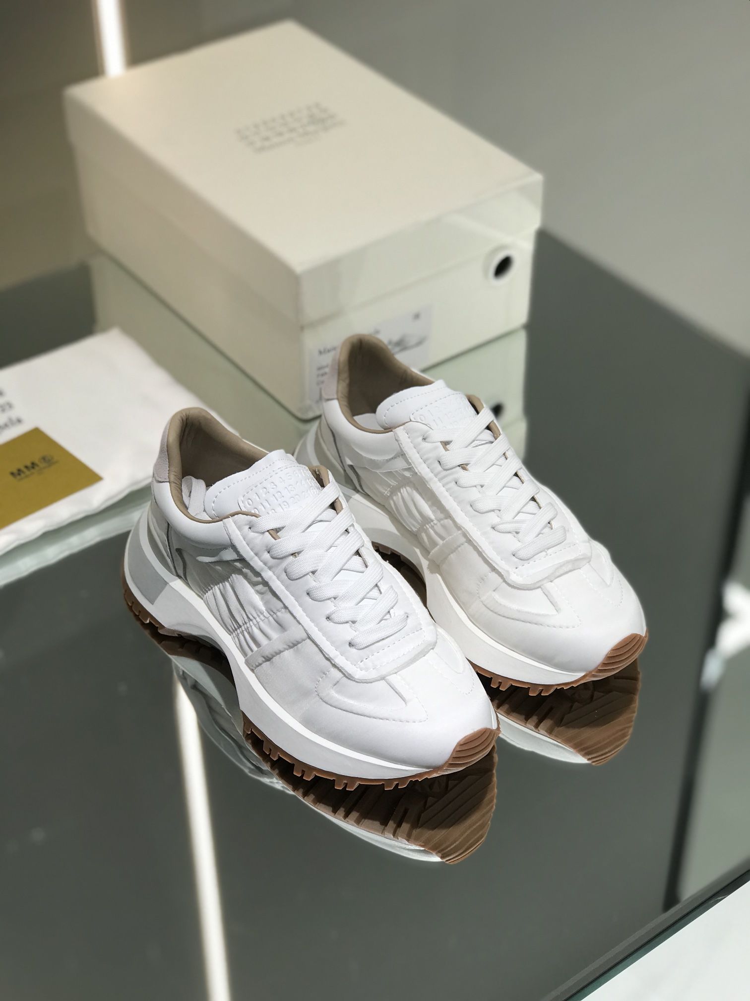 Maison margiela white shoes on sale