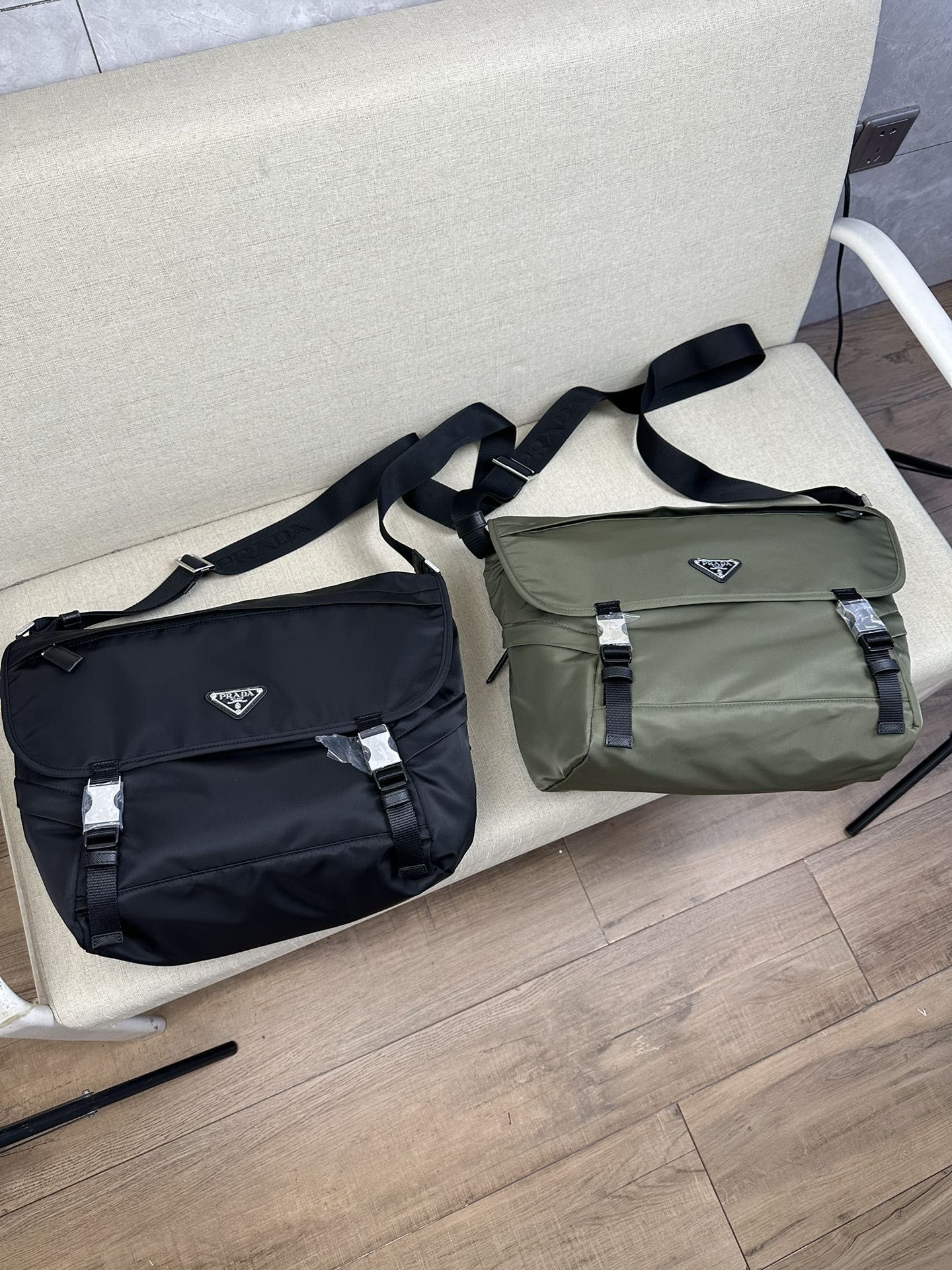 Authentic prada nylon bag top
