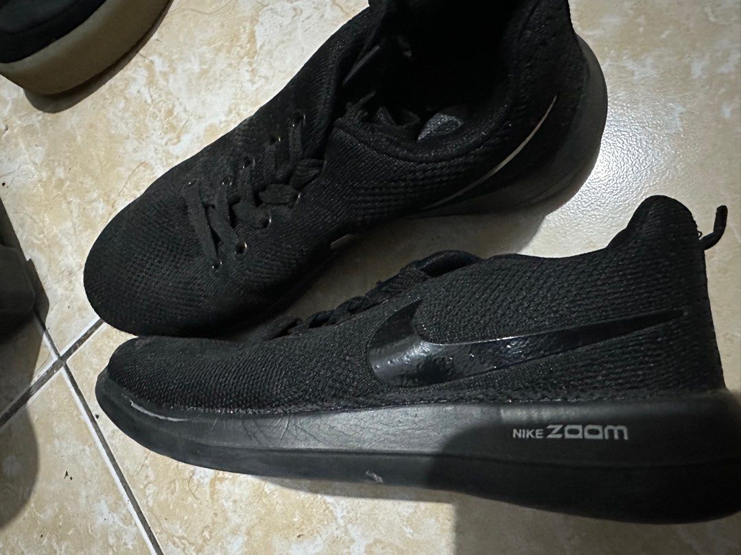 nike black rubber shoes