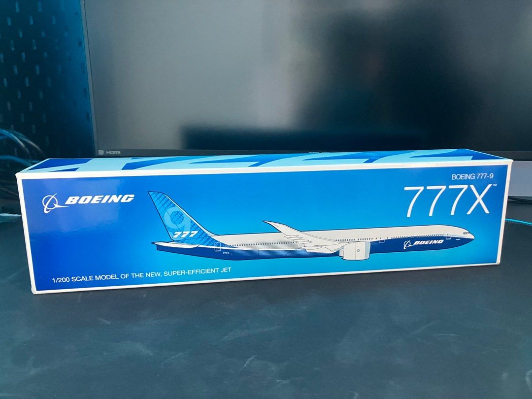 Boeing 777X 777-9 1:200 model | 波音模型, 玩具收藏品, 手辦及模型