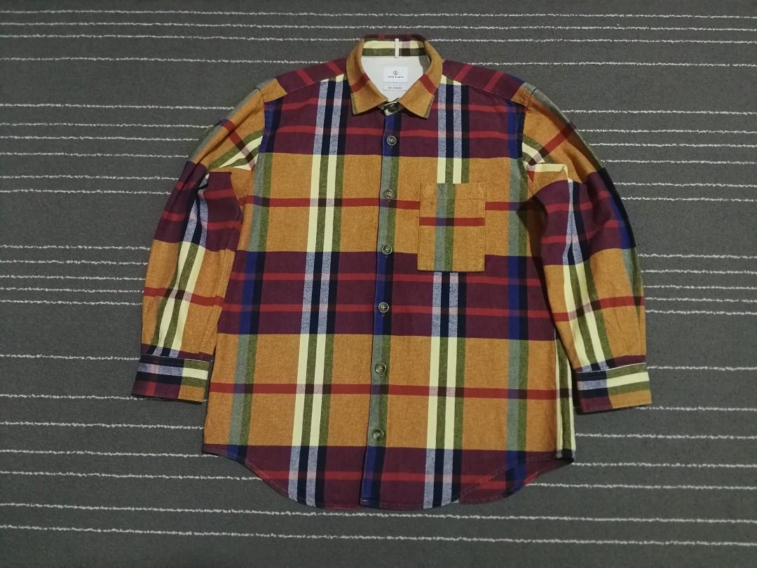 Canclini X SERGE BLANCO Sur chemise rugby flannel L