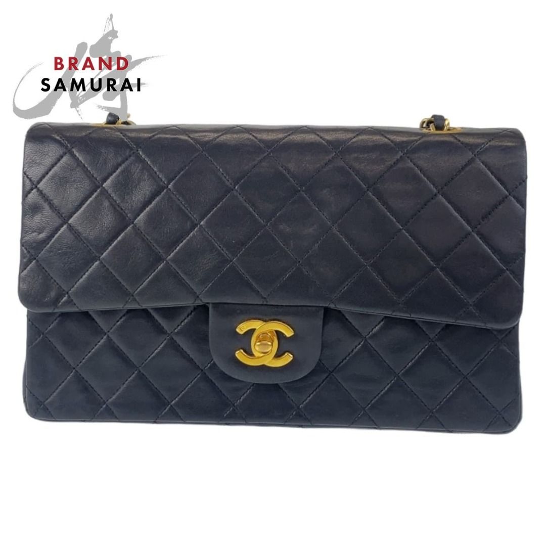 CHANEL Lambskin Mouton Vintage COCO Mark Matelasse Chocolate Bar No color jacket Blouson outerwear P21529 black 38