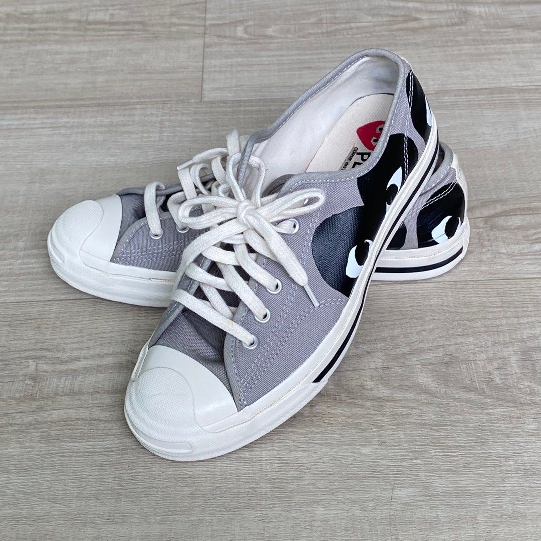 Comme Des Garcons Play x Converse Jack Purcell in Grey