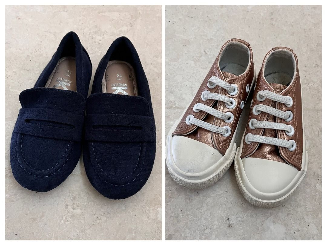 Kids shoes cotton on top