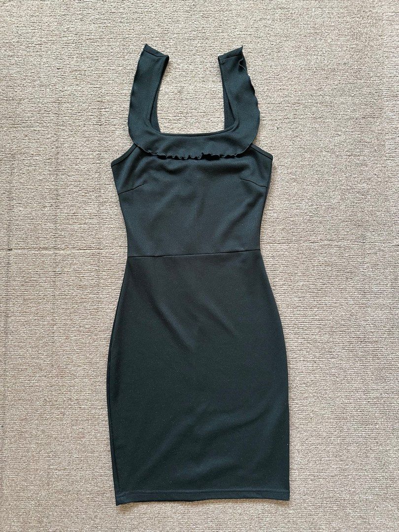 Cotton On Mini Black Dress (Category: Dresses) located in Quezon City. Submitted by declutteringbybones (Listing ID 1313800217, Image 1). Description: Cotton On mini black dress (with free navy blue dress) Size: XS RFS: decluttering.