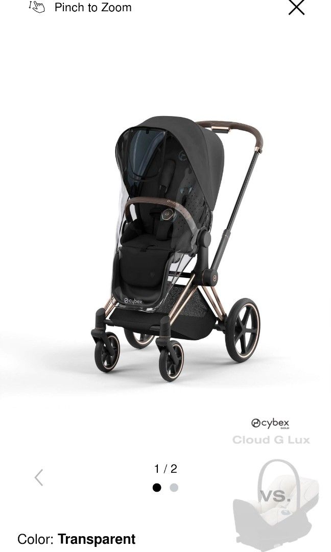 Cybex priam rain cover Babies Kids Going Out Strollers on Carousell