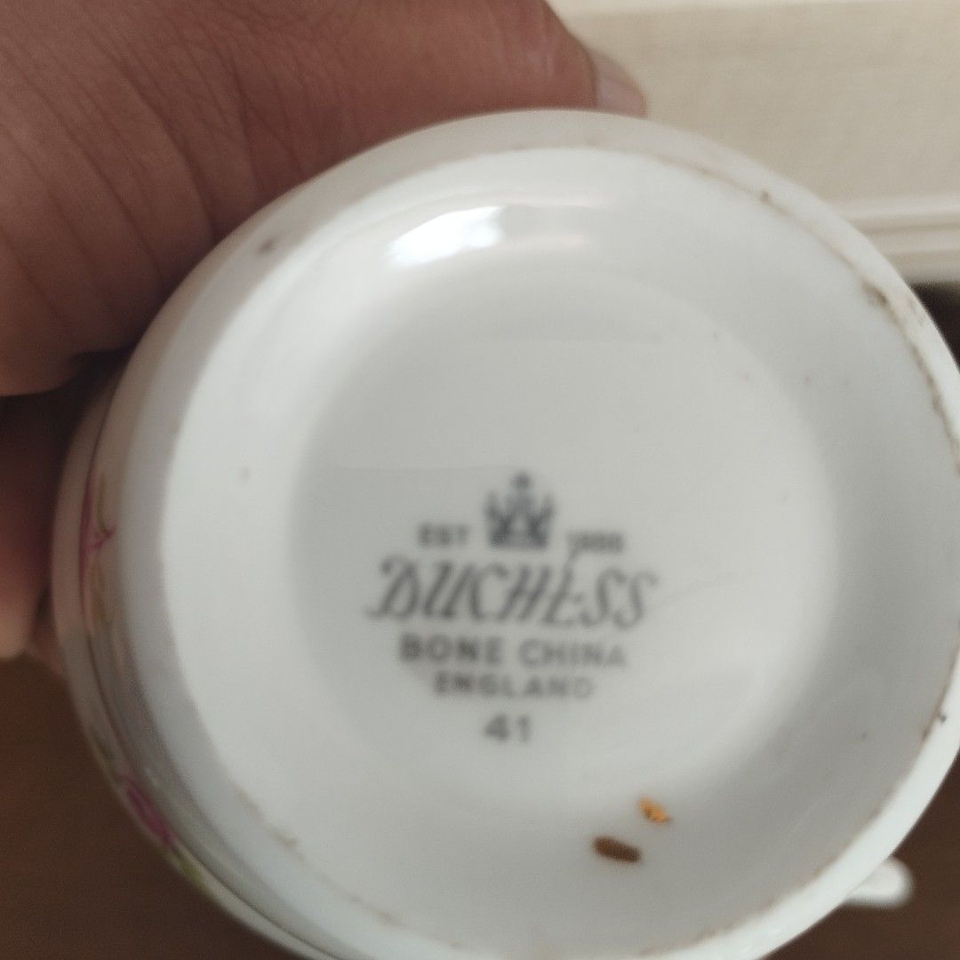 Duchess Cup (Category: Coffee & Tea Tableware) located in Caloocan City. Submitted by chonadura91470 (Listing ID 1313865307, Image 3). Description: Duchess Cup Bone China made in England no saucer.