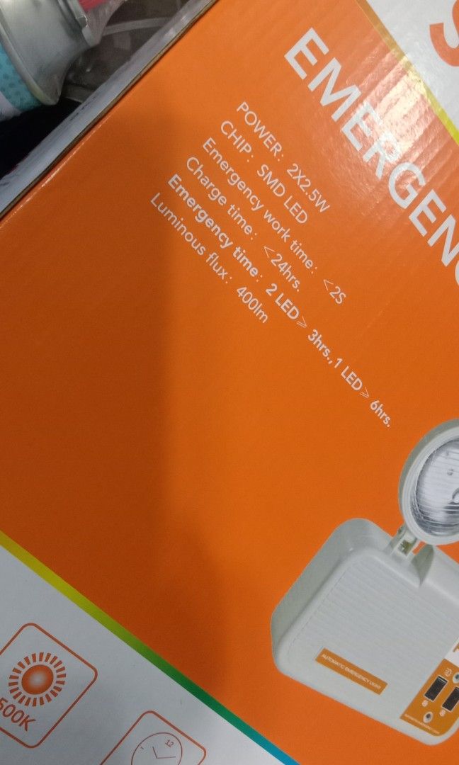 emergency light (Category: Lighting) located in Manila. Submitted by saguittarian06 (Listing ID 1313948542, Image 2). Description: .