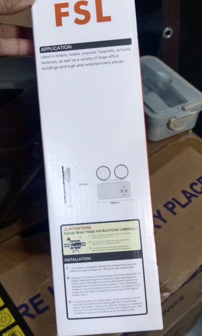 emergency light (Category: Lighting) located in Manila. Submitted by saguittarian06 (Listing ID 1313948542, Image 3). Description: .