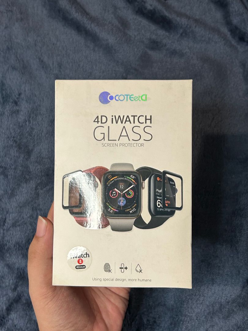 Glass Screen Protector for Apple Watches (40mm) (Category: Wearables & Smart Watches) located in Manila. Submitted by audknee (Listing ID 1313852198, Image 1). Description: Glass Screen Protector For Apple Watch (40mm) MOP: Gcash MOD: JNT, LBC, SDD* | Buyer will shoulder shipping fee *Depending on availability.