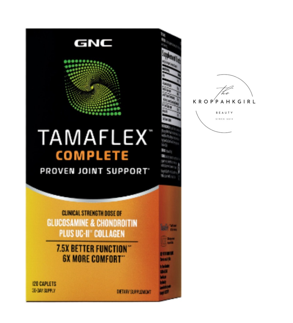 GNC Tamaflex Complete PROVEN JOINT SUPPORT全效躍動關節120粒, 健康及營養食用品, 健康補充品 ...