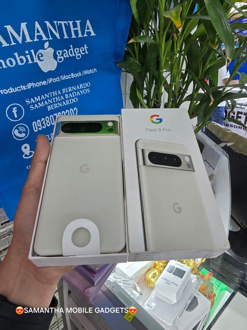 Google Pixel 8 Pro 256gb Openline US Variant (Category: Google Pixel) located in Manila. Submitted by lenweltong05295 (Listing ID 1313888675, Image 2). Description: Google Pixel 8 Pro 256gb Openline US Variant Secondhand Charger Included Onhand Stock.