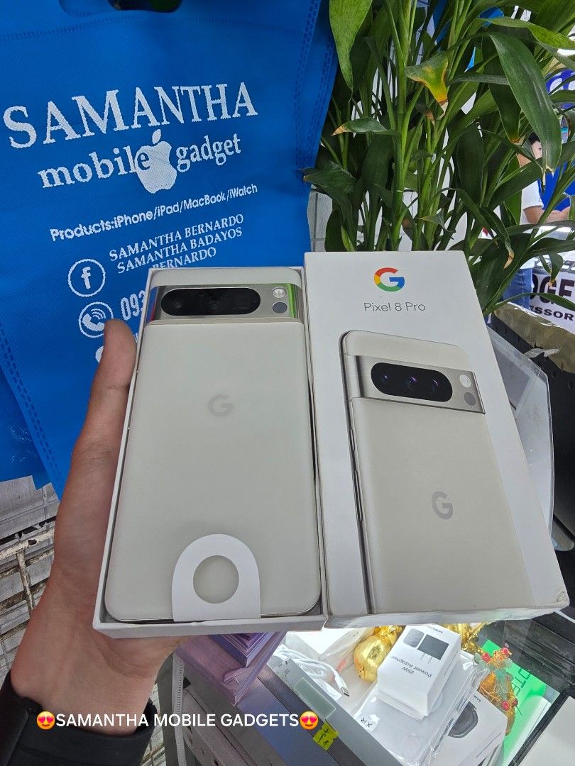 Google Pixel 8 Pro 256gb Openline US Variant (Category: Google Pixel) located in Manila. Submitted by lenweltong05295 (Listing ID 1313888675, Image 3). Description: Google Pixel 8 Pro 256gb Openline US Variant Secondhand Charger Included Onhand Stock.