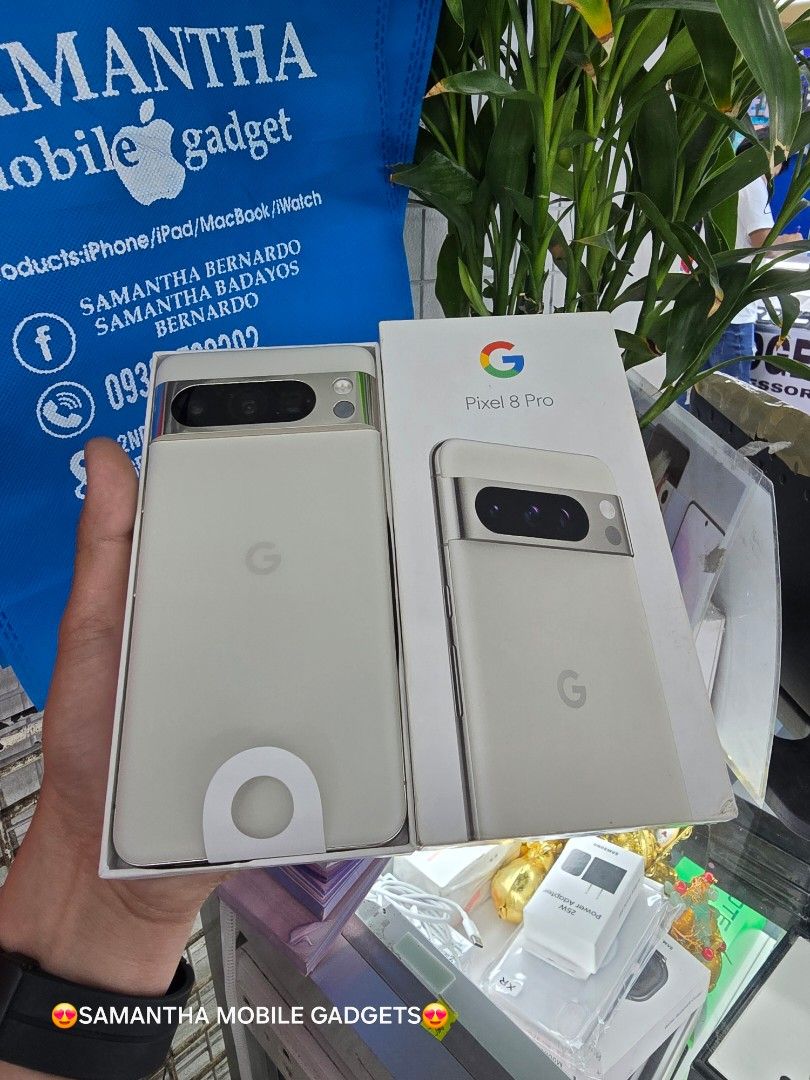 Google Pixel 8 Pro 256gb Openline US Variant (Category: Google Pixel) located in Manila. Submitted by lenweltong05295 (Listing ID 1313888675, Image 1). Description: Google Pixel 8 Pro 256gb Openline US Variant Secondhand Charger Included Onhand Stock.