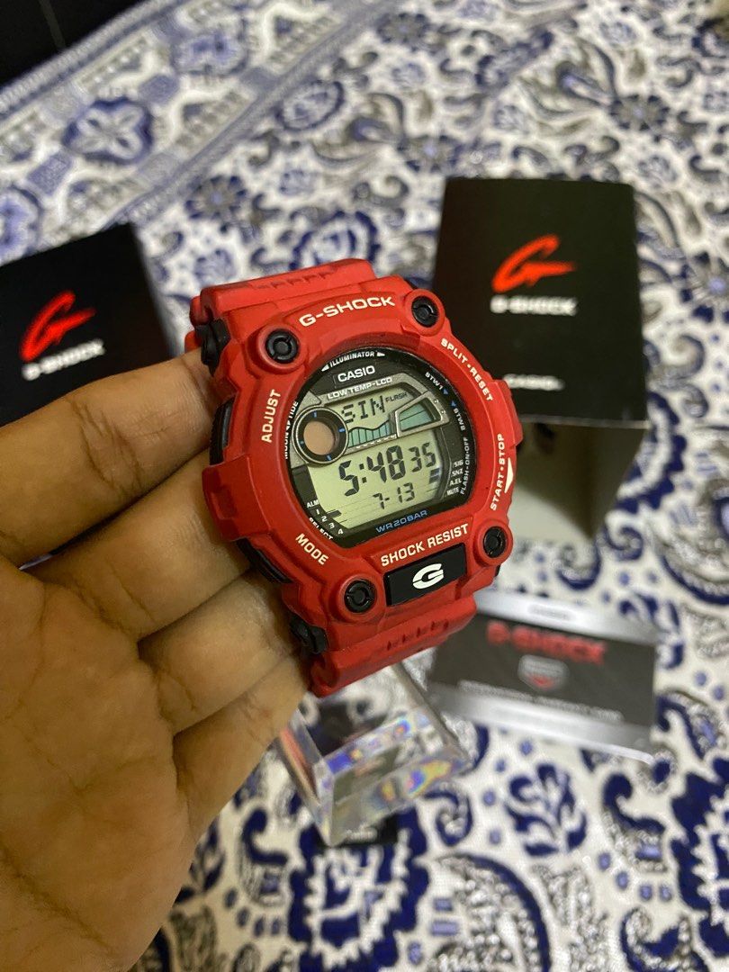 Gshock G 7900A 4DR Mat Moto Merah