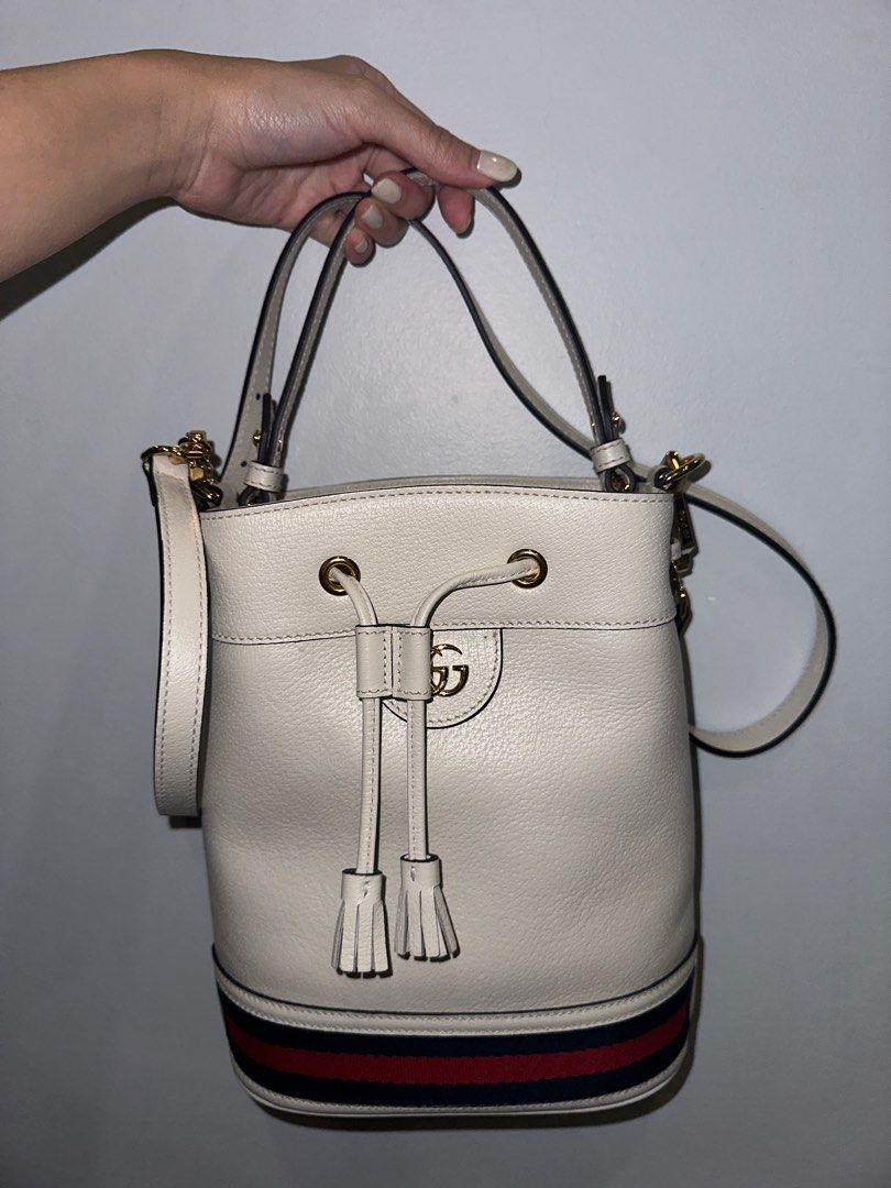 Gucci bucket bag white online