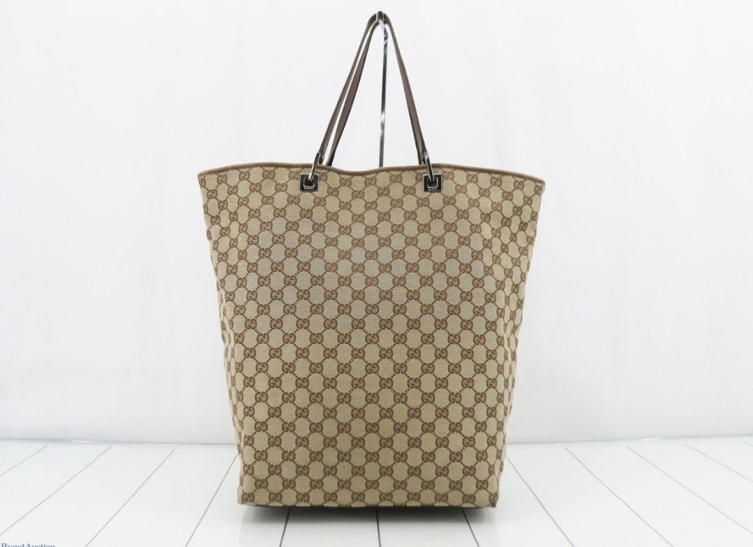 Gucci fabric tote bag sales
